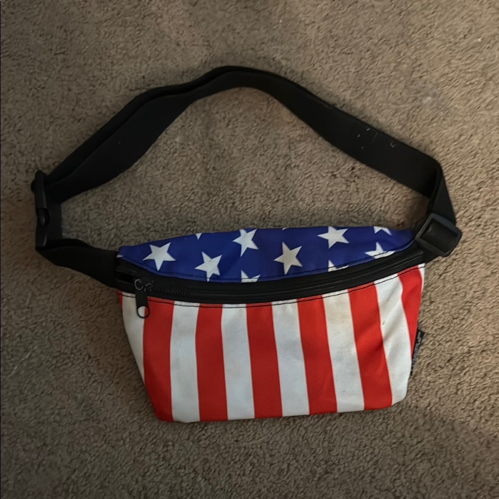 Patriotic Red, White, and Blue Fanny Pack